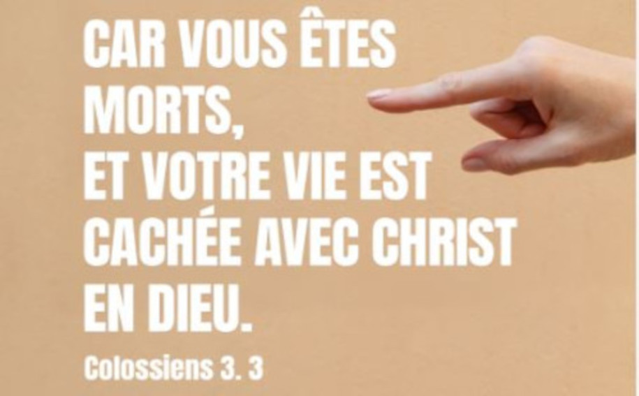 CACHÉ AVEC CHRIST, EN DIEU
